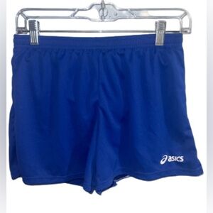 Asics blue shorts
